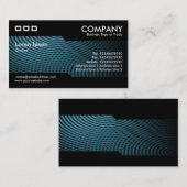 Carte De Visite Alternatif - Blue Electric Pool 01 (Devant / Derrière)