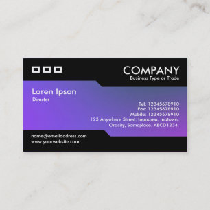 Carte De Visite Alternatif - Gradients doux