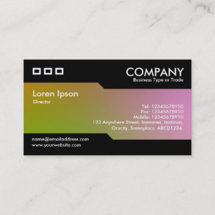 Carte De Visite Alternatif - Gradients doux