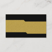 Carte De Visite Alternatif - Ocre Texture Embossée (Dos)