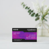 Carte De Visite Alternatif - Texture Ciel Alien (Debout devant)