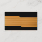 Carte De Visite Alternatif - Texture en ocre brossé (Dos)