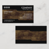 Carte De Visite Alternatif - Texture terrestre planétaire (Devant / Derrière)