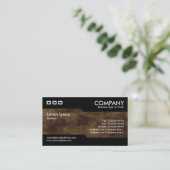 Carte De Visite Alternatif - Texture terrestre planétaire (Debout devant)