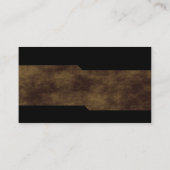 Carte De Visite Alternatif - Texture terrestre planétaire (Dos)