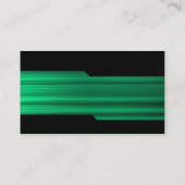 Carte De Visite Alternatif - Texture verte brossée (Dos)