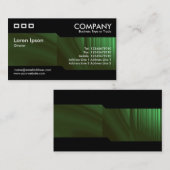 Carte De Visite Alternatif - Texture verte de bouteille (Devant / Derrière)