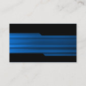 Carte De Visite Alterner - texture bleue balayée (Dos)