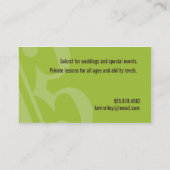 Carte De Visite Alto Clef Viola Player enseignant musicien (Dos)