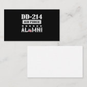 Carte De Visite Alumni DD-214 de la Force aérienne (Devant / Derrière)