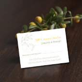 Carte De Visite Amalfi Lemon Chic