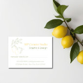 Carte De Visite Amalfi Lemon Chic