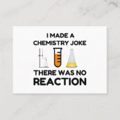 Carte De Visite Amant de la science amusant (Dos)