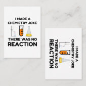 Carte De Visite Amant de la science amusant (Devant / Derrière)