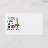 Carte De Visite Amant végétarien (Dos)