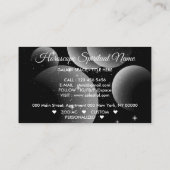 Carte De Visite Amas de galaxies argent céleste (Dos)