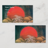 Carte De Visite AMATÉRASU, GODDESS SOLEIL, noir rouge (Devant / Derrière)
