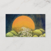 Carte De Visite AMATERASU, GODDESS SOLEIL, or noir vert jaune (Dos)
