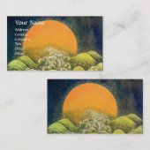 Carte De Visite AMATÉRASU, GODDESS SOLEIL, vert jaune noir (Devant / Derrière)