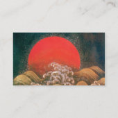 Carte De Visite AMATERASU, SOLEIL GODDESS, perle noire rouge (Dos)