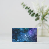 Carte De Visite Amateurs de galaxie Starry Space Blue Sky White Sp (Debout devant)