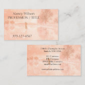 Carte De Visite Amateurs sur un étang gelé (Devant / Derrière)