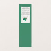 Carte De Visite Amazonite Crystal Signification Jaillier en pierre (Extérieur déplié)