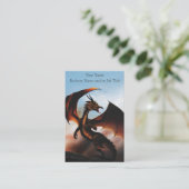 Carte De Visite Amber Dragon Imaginaire (Debout devant)