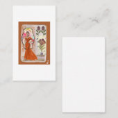 Carte De Visite Amber Élégance (Devant / Derrière)