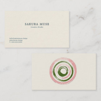 Carte De Visite Ambiance Cosy pour les Amateurs de Matcha et de Ja