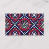 Carte De Visite Ambiance romantique dans une maison chaleureuse en (Dos)