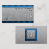 Carte De Visite Ambulance; Métal (Devant / Derrière)