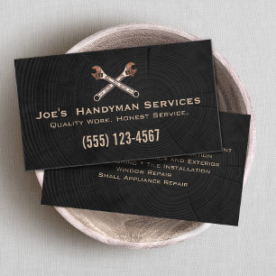 Carte De Visite Amélioration de la maison Handyman