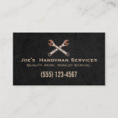 Carte De Visite Amélioration de la maison Handyman (Devant)