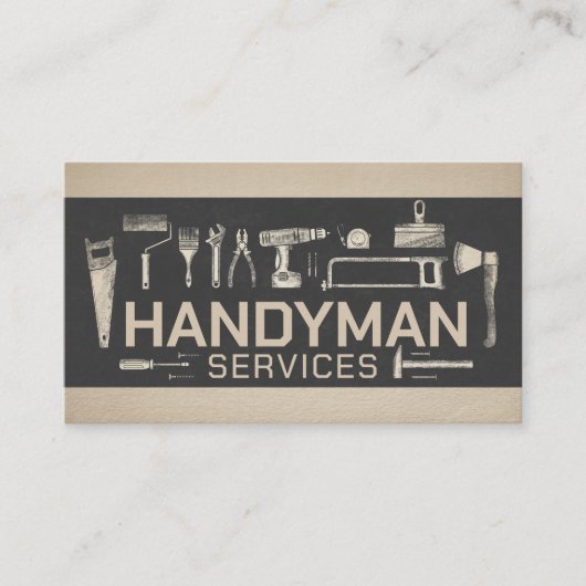 Carte De Visite Amélioration des maisons et réparation des service (Devant)