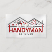 Carte De Visite Amélioration des maisons et réparation des service (Devant)