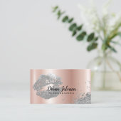 Carte De Visite Améliorez vos lèvres avec précision et style PMU (Debout devant)