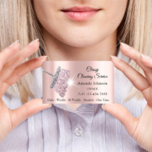 Carte De Visite Améliorez votre entreprise de nettoyage avec Class