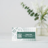 Carte De Visite Améliorez votre marque numérique : Green Web Desig (Debout devant)