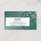 Carte De Visite Améliorez votre marque numérique : Green Web Desig (Dos)