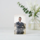 Carte De Visite Améliorez votre réseau avec le code QR professionn (Debout devant)