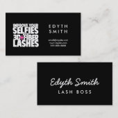 Carte De Visite Améliorez votre Selfies (Devant / Derrière)