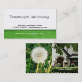 Carte De Visite Aménageant l'mauvaise herbe en parc avant après (Devant / Derrière)