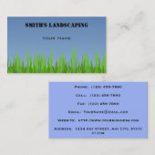 Carte De Visite Aménagement (Devant / Derrière)