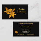 Carte De Visite Aménagement (Devant / Derrière)