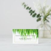 Carte De Visite Aménagement amical de la terre verte (Debout devant)