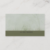 Carte De Visite Aménagement de pelouse moderne et élégant (Dos)