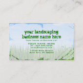 Carte De Visite aménagement des affaires (Dos)