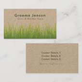 Carte De Visite Aménagement du jardin de l'entretien de la pelouse (Devant / Derrière)