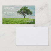 Carte De Visite Aménagement du jardinier de soin de pelouse (Devant / Derrière)